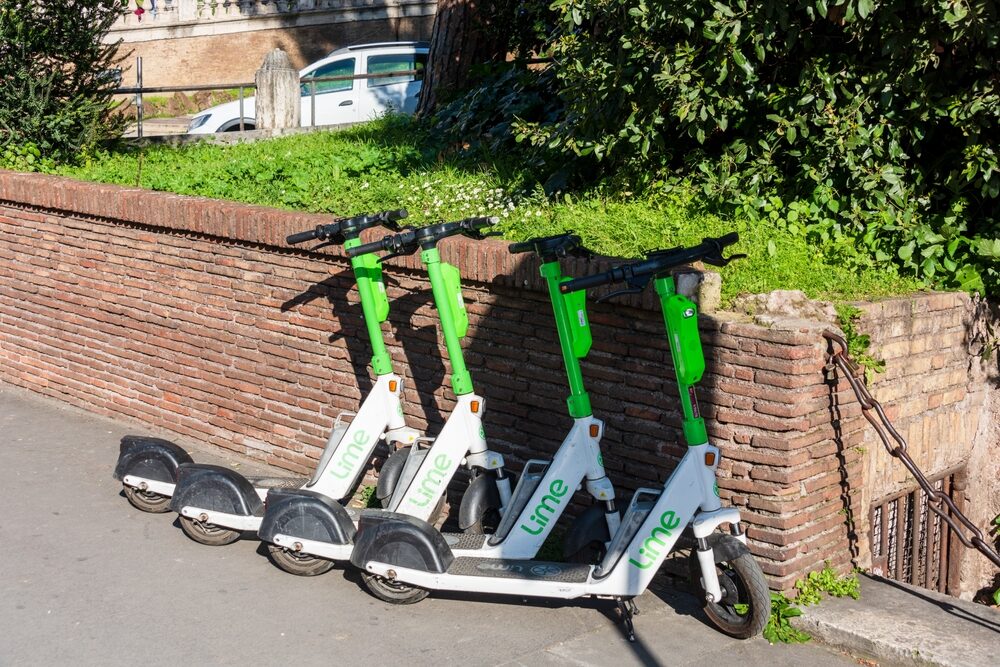 Monopattini Lime a Roma