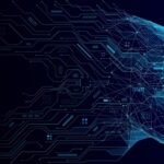 Illustrazione dell'intelligenza artificiale e della sicurezza digitale
