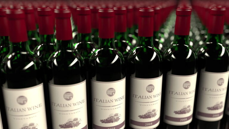 Vino italiano in esportazione